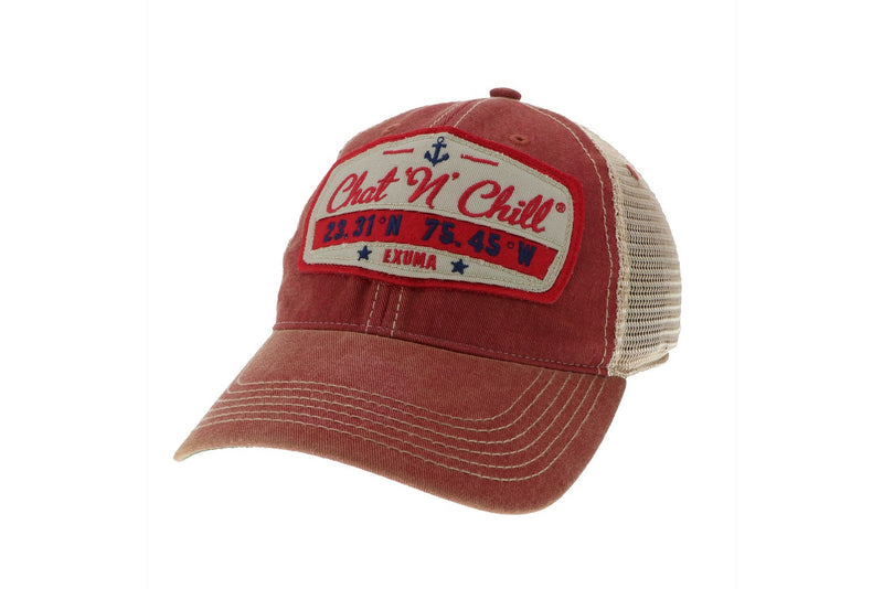 Chat 'N' Chill® Dashboard Trucker Hat Cardinal