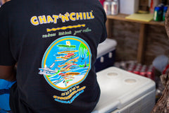 Chat 'N' Chill® Big & Tall Sign Post T-Shirt Black