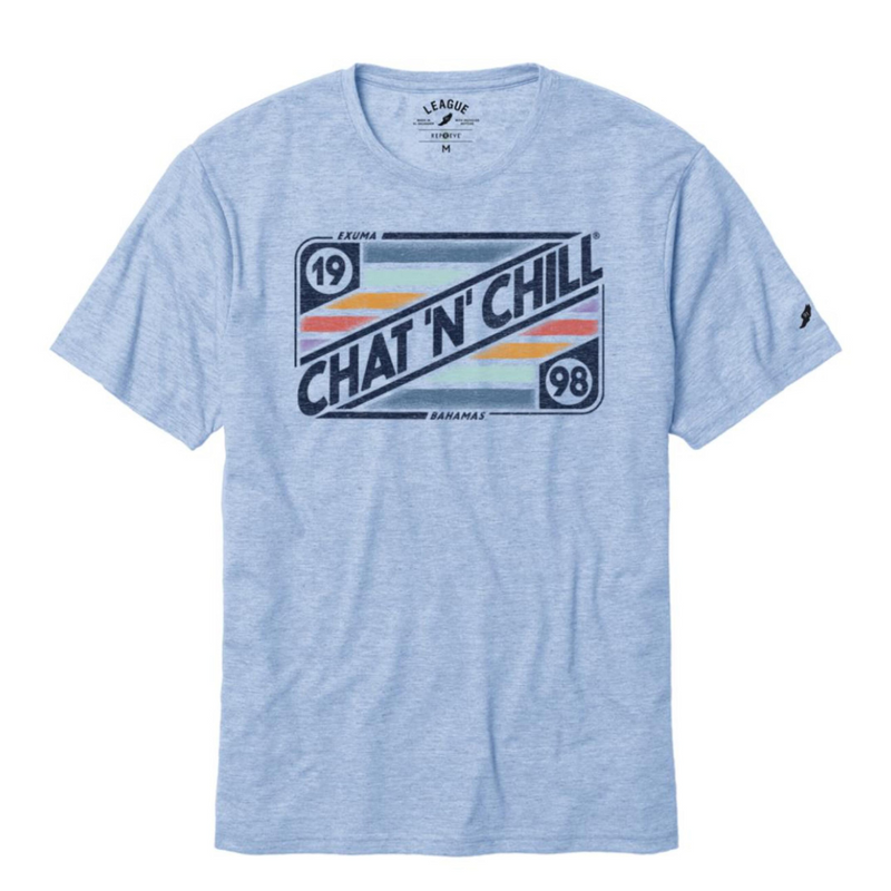 Chat 'N' Chill® Mix Tape T-Shirt Blue