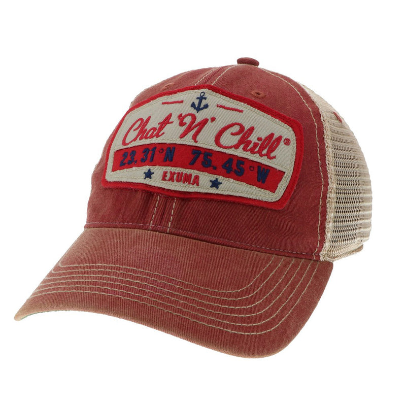 Chat 'N' Chill® Dashboard Trucker Hat Cardinal