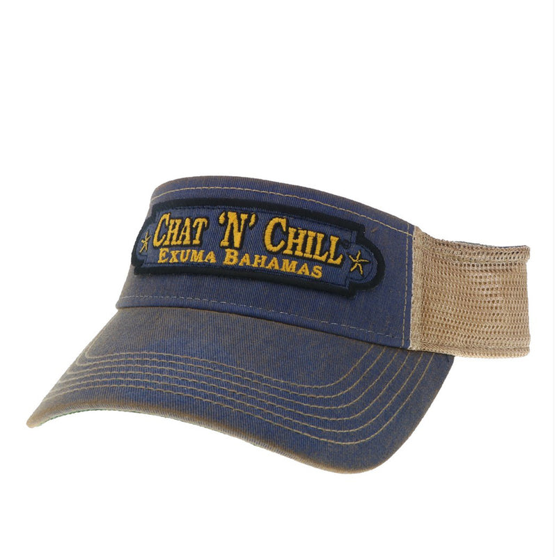 Chat 'N' Chill® Relaxed Twill Bahamas Flag Hat White